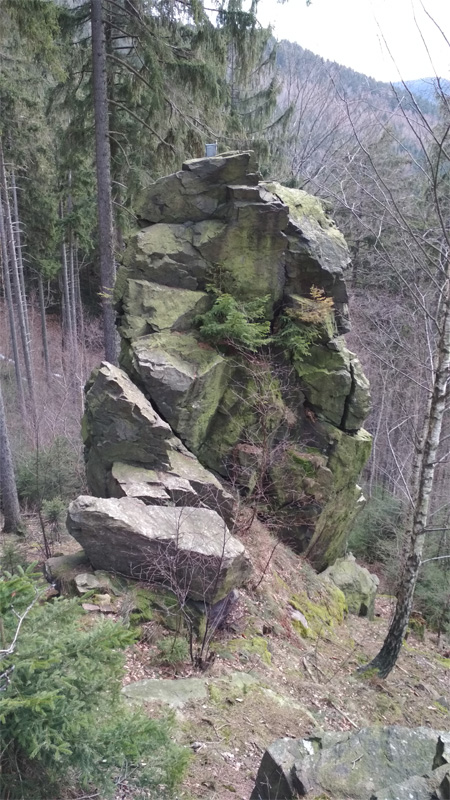 Teufelsnase bei Wilischthal