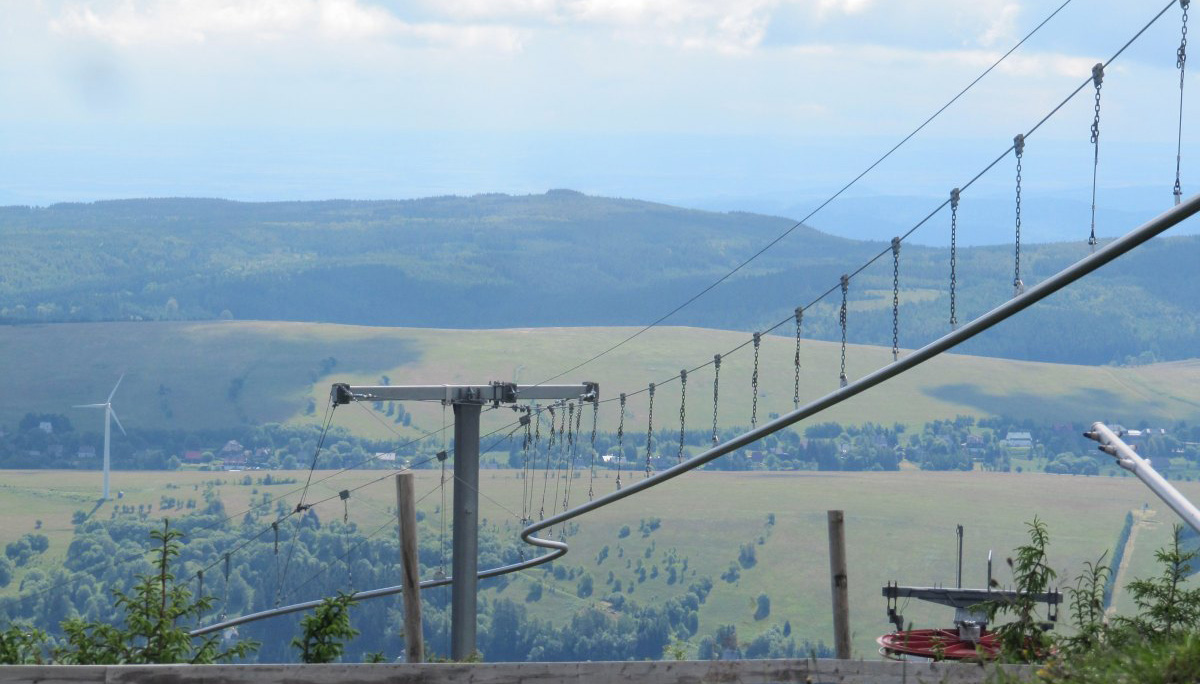 Fly-Line am Fichtelberg