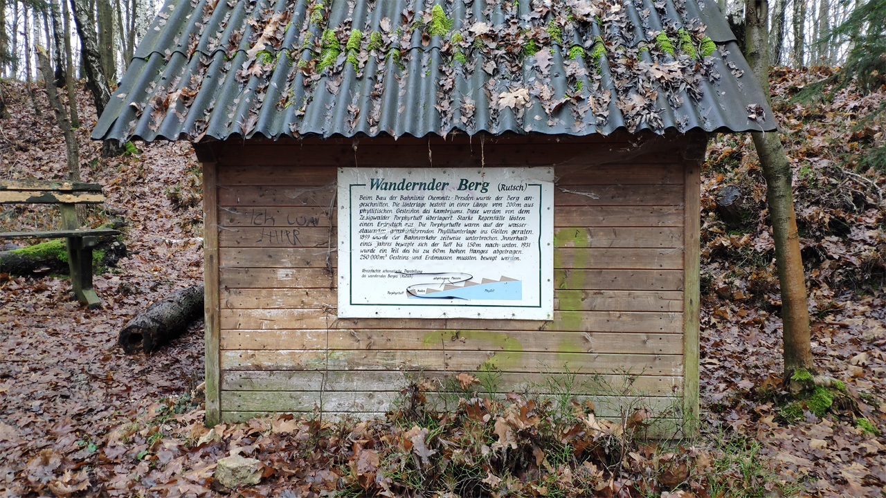 Wandernder Berg