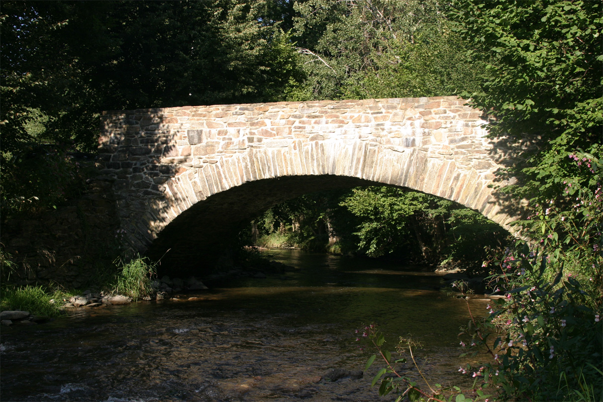 Salzbrücke über die Bobritzsch