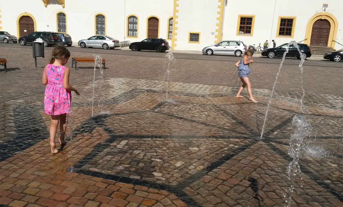 Wasserspiele am Obermarkt