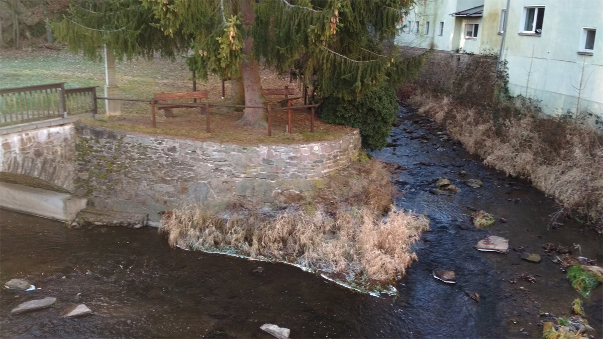 Zusammenfluss Große und Kleine Striegis